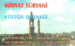 Midyat S&uuml;ryani K&uuml;lt&uuml;r Derneği