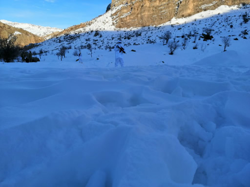 Ka&ccedil;�r�lan &Ccedil;iftin ya�ad��� b&ouml;lgede zorlu k�� �artlar� var