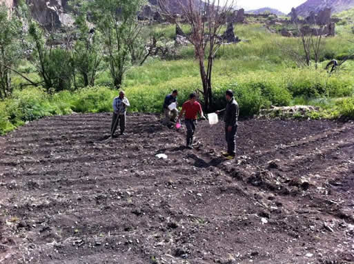 Bereketli Meer K&ouml;y&uuml;n&uuml;n Topraklar�n� S&uuml;ren �nsanlar�m�z